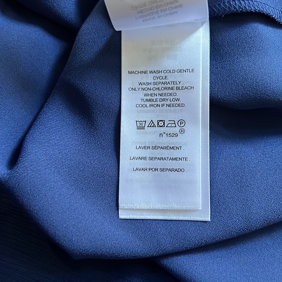 Lauren Ralph Lauren Crinkled Georgette Gown - Picture 14 of 15